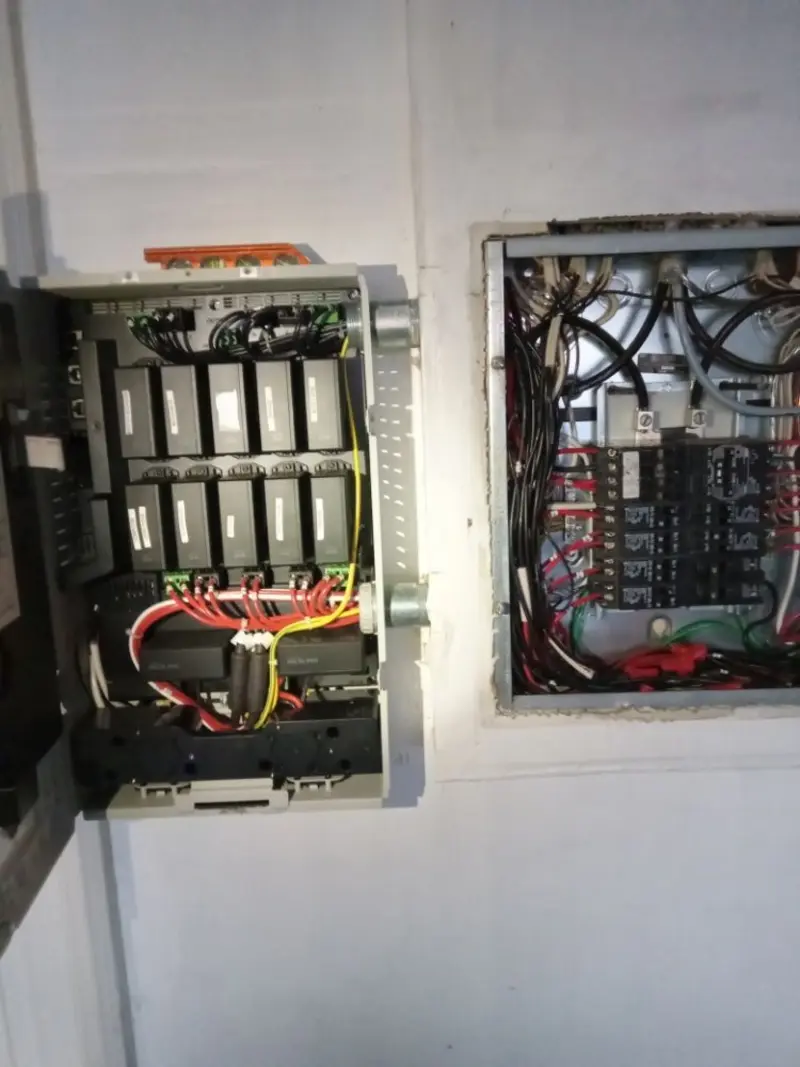 Electrical panel upgrade completed for Ring Doorbell Installation in Monument